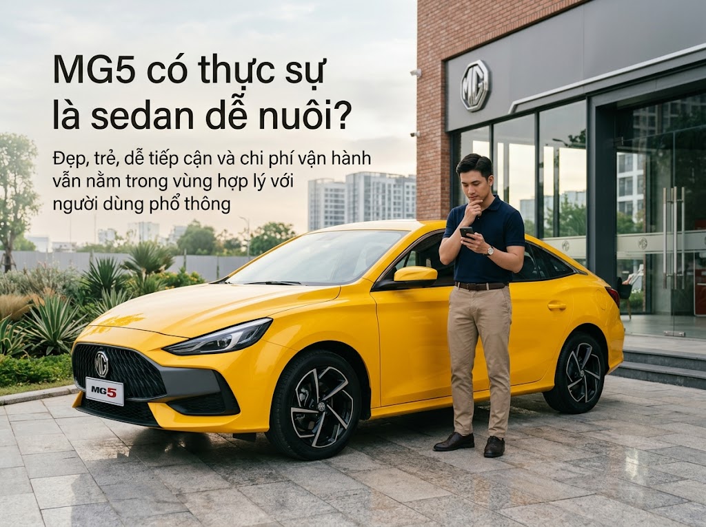 Chi phí nuôi MG5 mỗi tháng có thực sự rẻ?