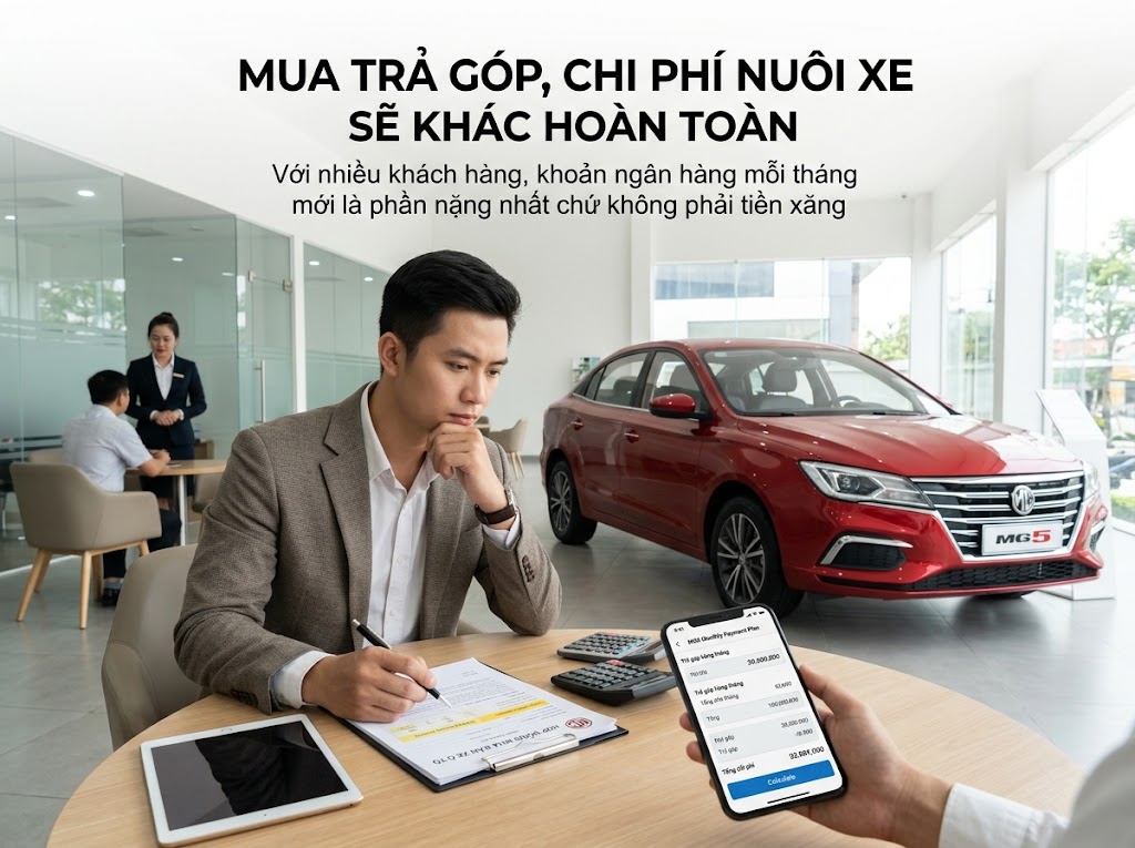 Chi phí nuôi MG5 mỗi tháng có thực sự rẻ?