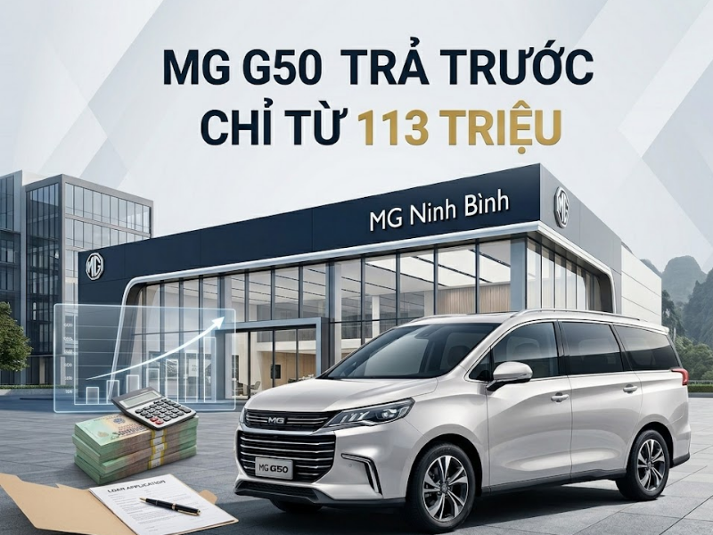 MG G50 trả trước bao nhiêu?