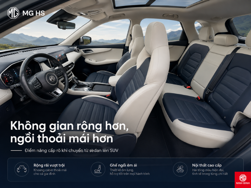Có nên mua MG HS? Gợi ý cho khách hàng muốn nâng cấp từ sedan lên SUV