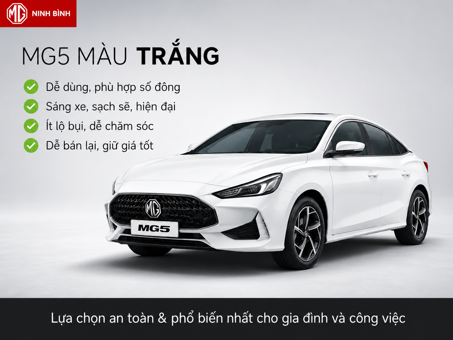 Mua MG5 màu nào đẹp, dễ dùng và giữ giá hơn?
