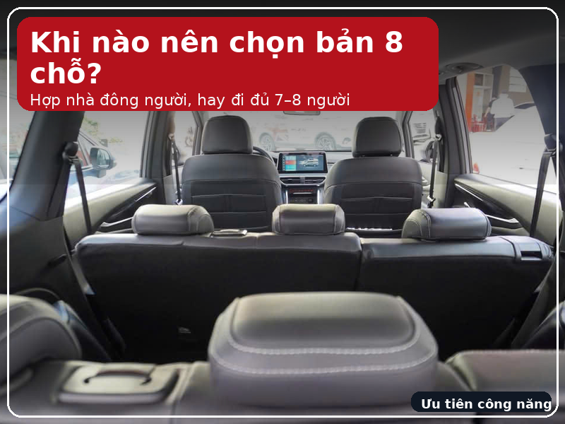 Nên chọn MG G50 7 chỗ hay 8 chỗ?