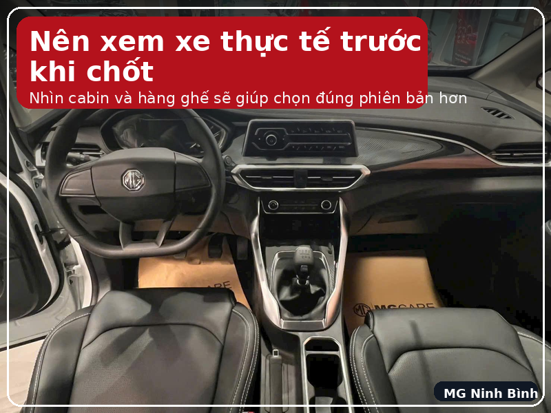 Nên chọn MG G50 7 chỗ hay 8 chỗ?